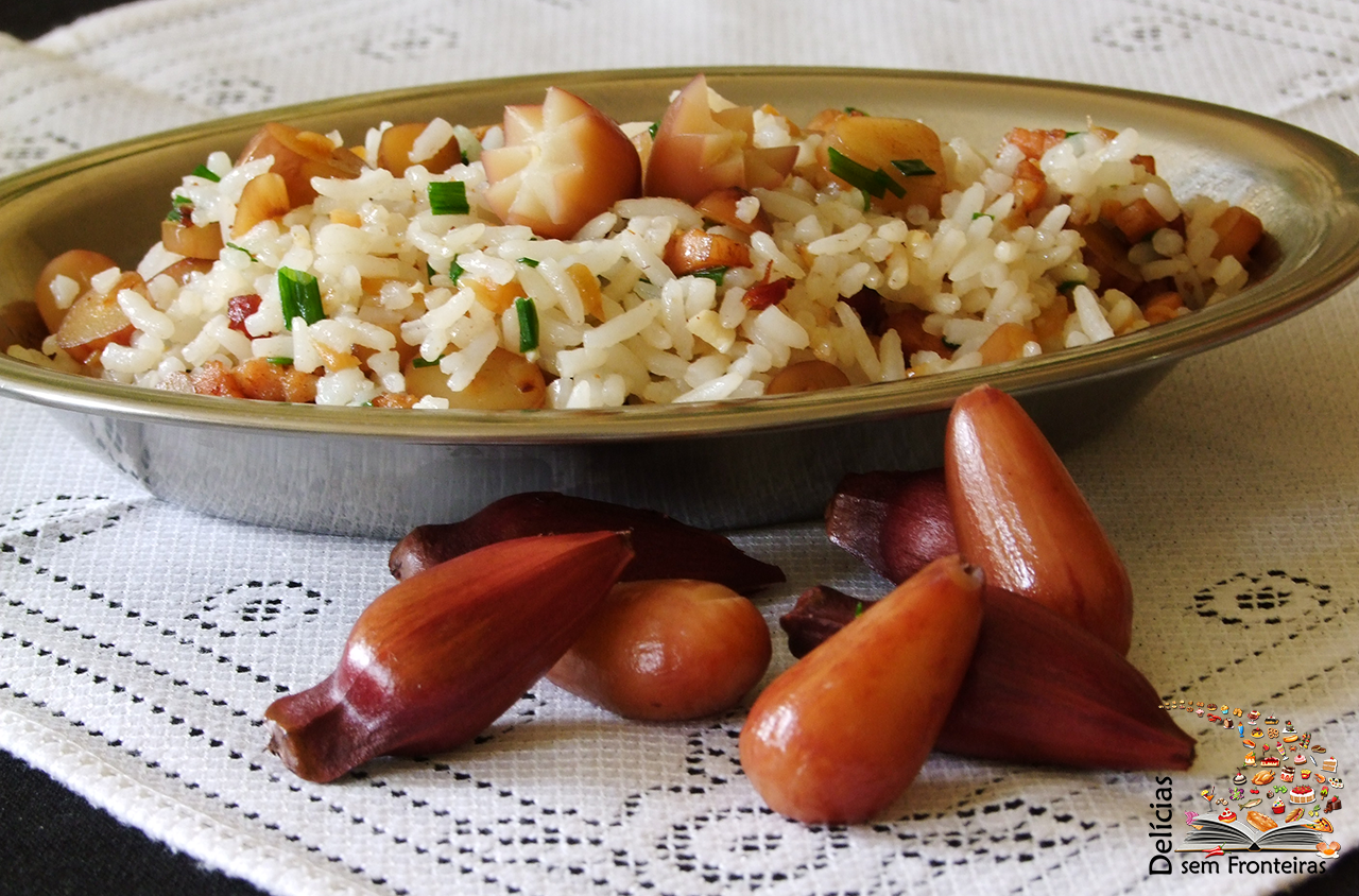 Arroz com pinhão