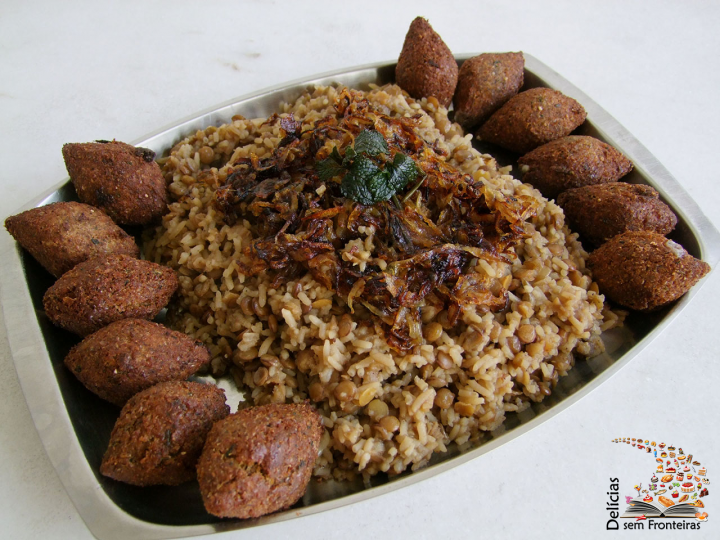 Majaddara - Arroz com lentilha