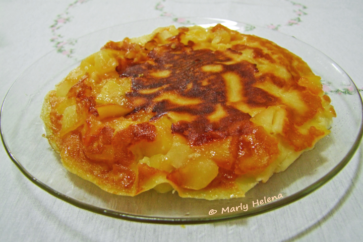 Torta relâmpago de maçã