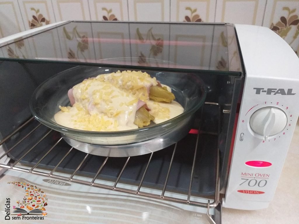 Endívias gratinadas forno T-Fal