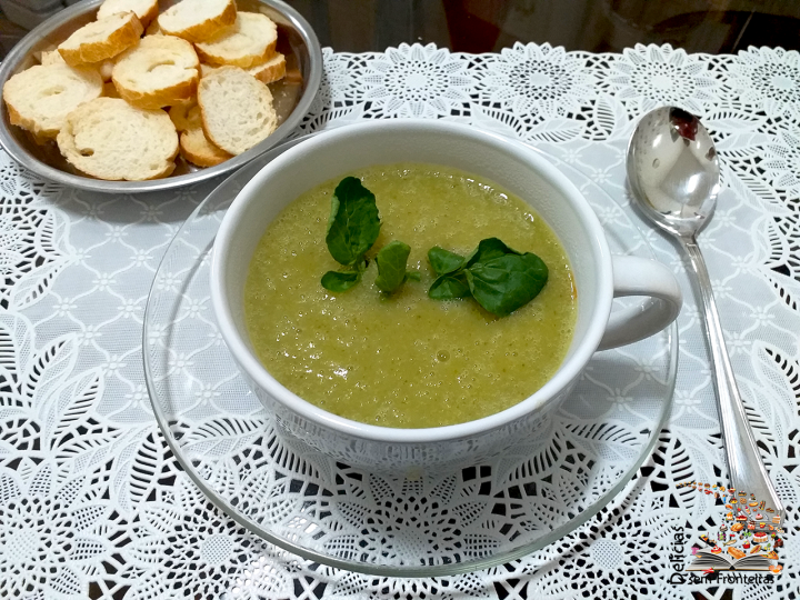 Sopa creme de agrião