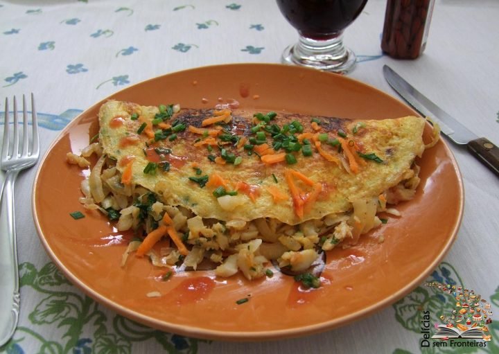 Omelete de bacalhau