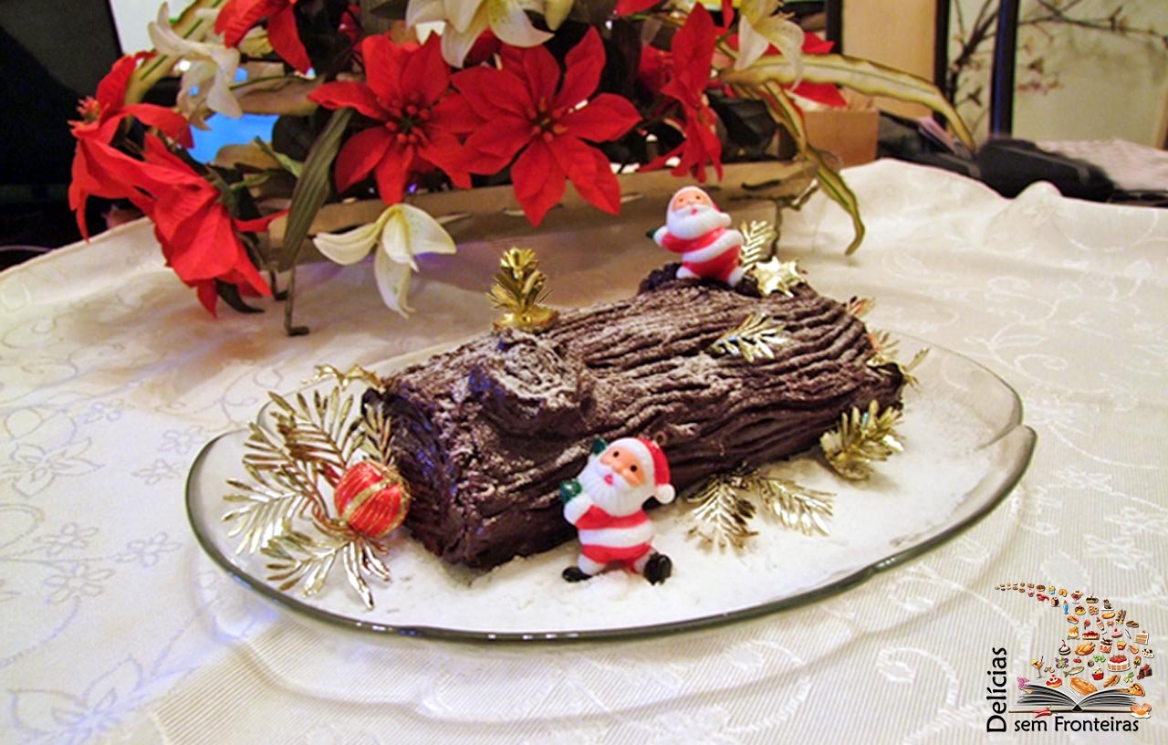 Bûche de Noël - Tronco de Natal